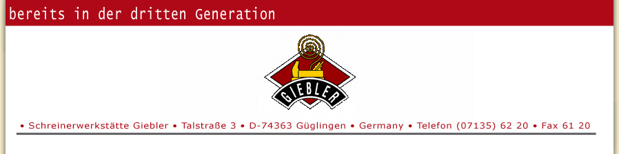 Logo Schreinerei Giebler